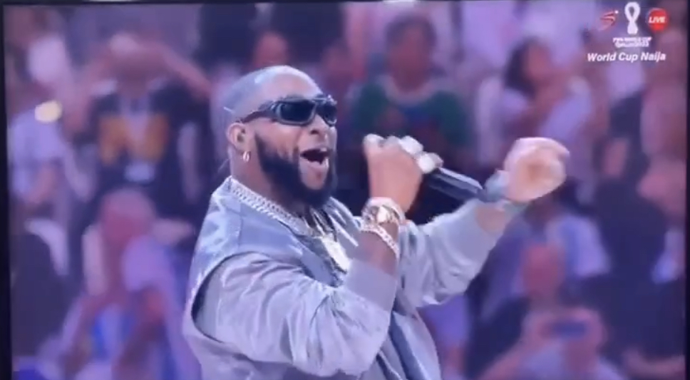 Catch Davido’s performance at the closing ceremony of the Qatar 2022 FIFA World Cup