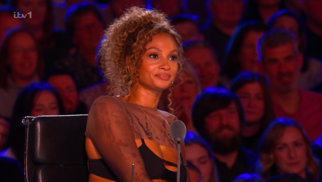 Alesha Dixon, Britain's Got Talent judge, reacting to a performance.