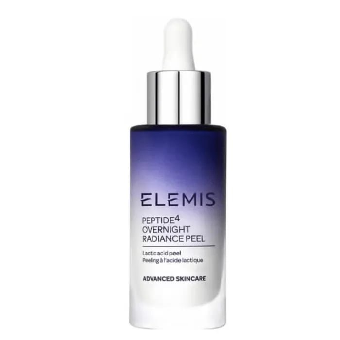 Elemis Peptide4 Overnight Radiance Peel, 30ml bottle.