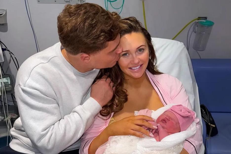 Emotional Charlotte Dawson reveals new intimate details from her third labour saying ‘two pushes and she was out’