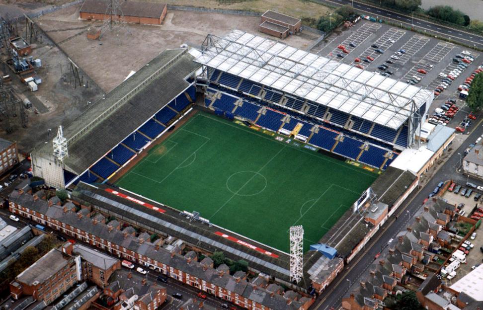 Aerial view of Filbert Street, Leicester City's former ground.