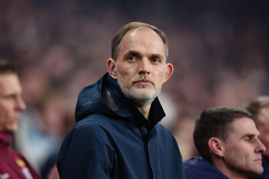 Thomas Tuchel, England's head coach, at a match.