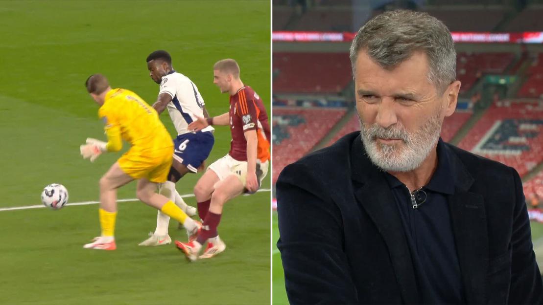 ‘Mind your business’ – Roy Keane fumes at Jordan Pickford after England nearly suffer ultimate embarrassment