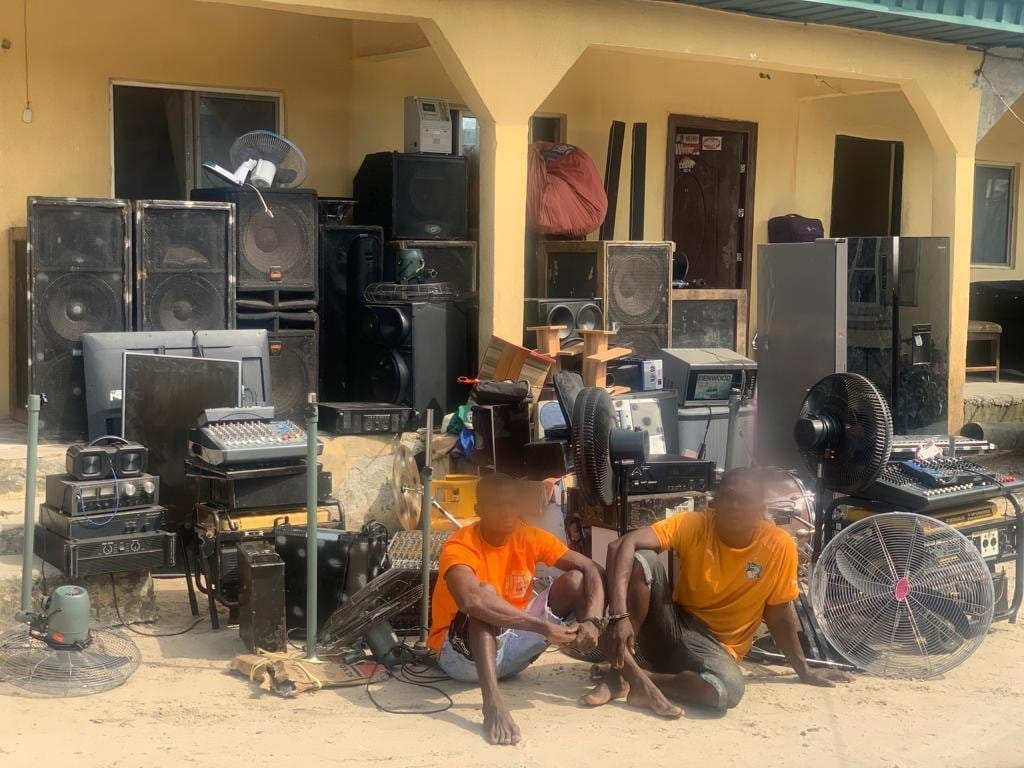 Suspected notorious robbers arrested for burgling RCCG, stealing valuables in Delta