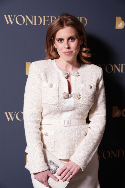 Princess Beatrice at the Borne's Wonderland event.