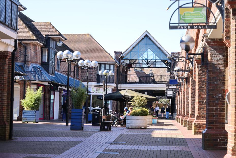 Park Mall in Ashford, Kent.