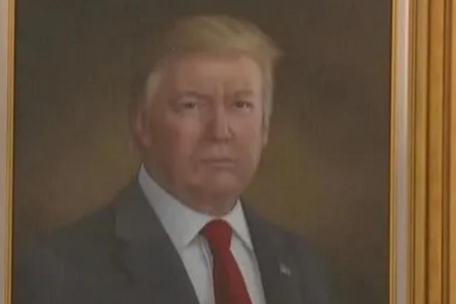 ‘Distorted’ Trump portrait to be taken down after president slams picture & claims artist lost talent as she got older