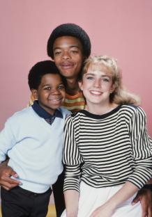 Portrait of the three main actors from Diff'rent Strokes season 5.