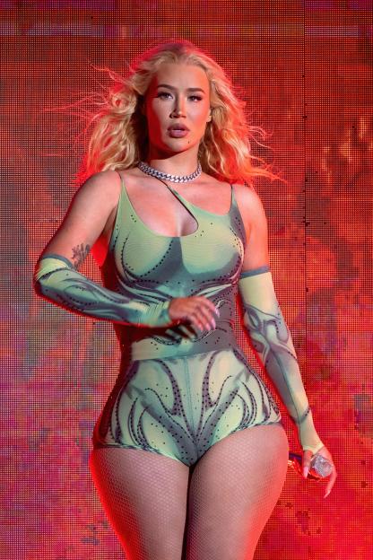 Iggy Azalea performing onstage.