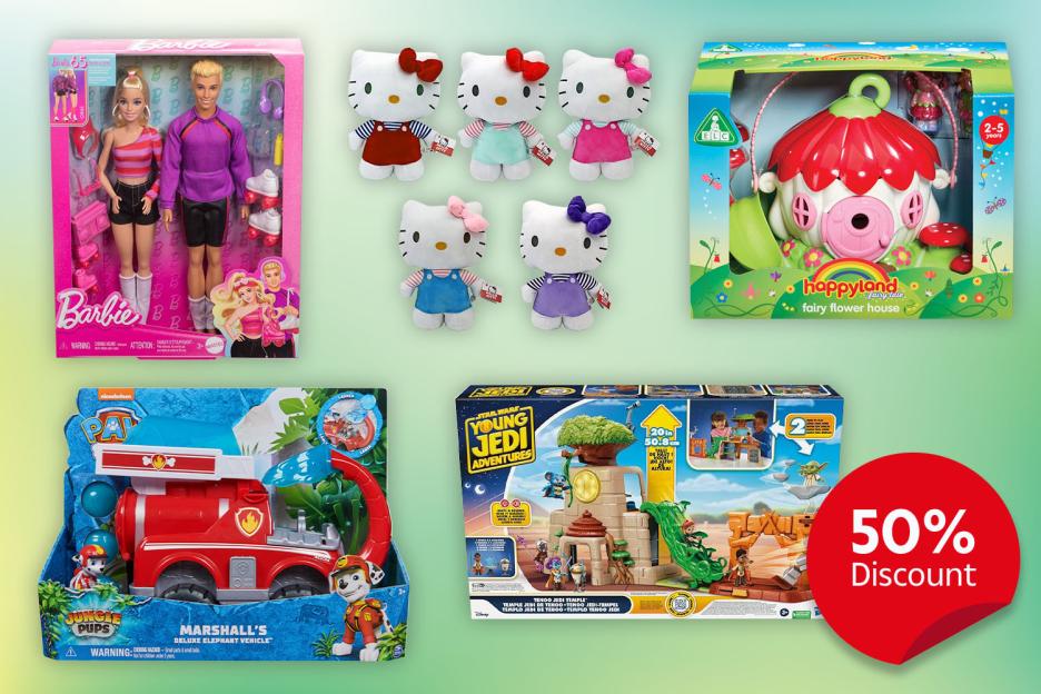 Supermarket giant with 2,000 stores to launch huge 50% off toy sale tomorrow with Paw Patrol and Minecraft discounts