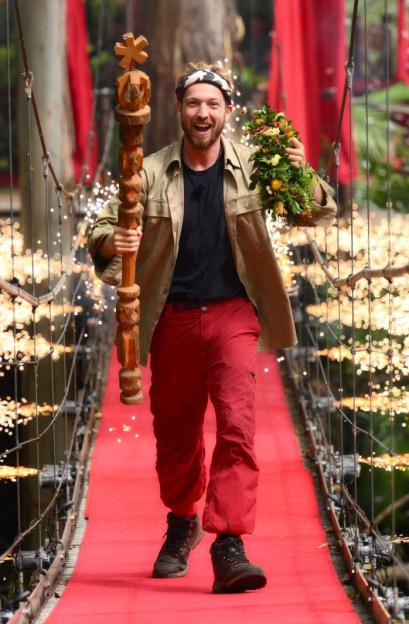 Editorial use only Mandatory Credit: Photo by James Gourley/ITV/Shutterstock (14251637by) Sam Thompson is crowned King of the Jungle 'I'm a Celebrity... Get Me Out of Here!' TV Show, Series 23, Australia - 10 Dec 2023