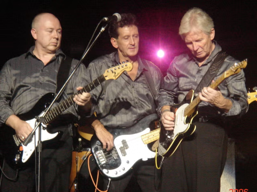 The Searchers band performing.