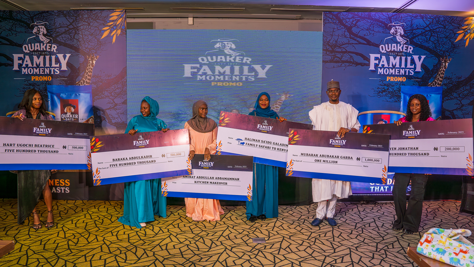 A Joyous Celebration of Family, Togetherness & Wholesome Goodness at the Quaker Family Moments Prize Presentation