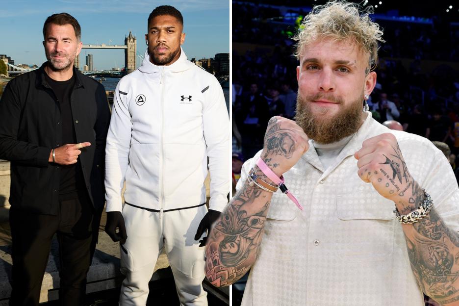 ‘Tell everyone’ – Eddie Hearn reveals what Anthony Joshua said to him about fighting Jake Paul after shock call out