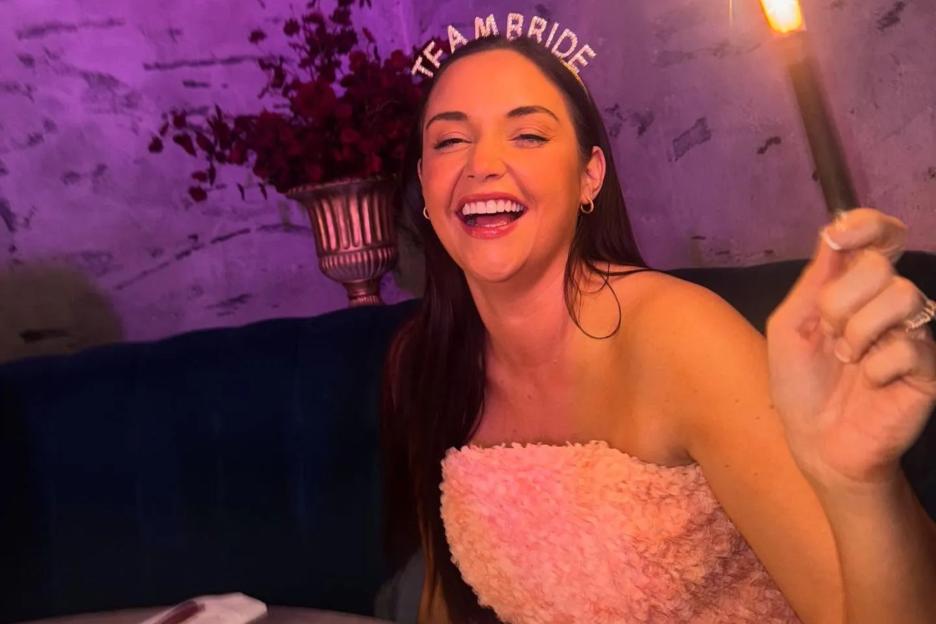 Jacqueline Jossa puts on a brave face amid marriage split from Dan Osborne as she glams up for hen party