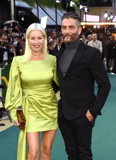 Jimmy Barba and Denise Van Outen at the Amsterdam European Premiere.