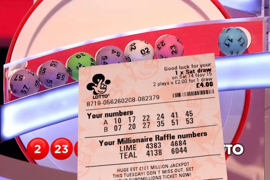 a lottery ticket that says your numbers on it