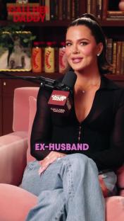 Khloe Kardashian on the Call Her Daddy podcast discussing her ex-husband.