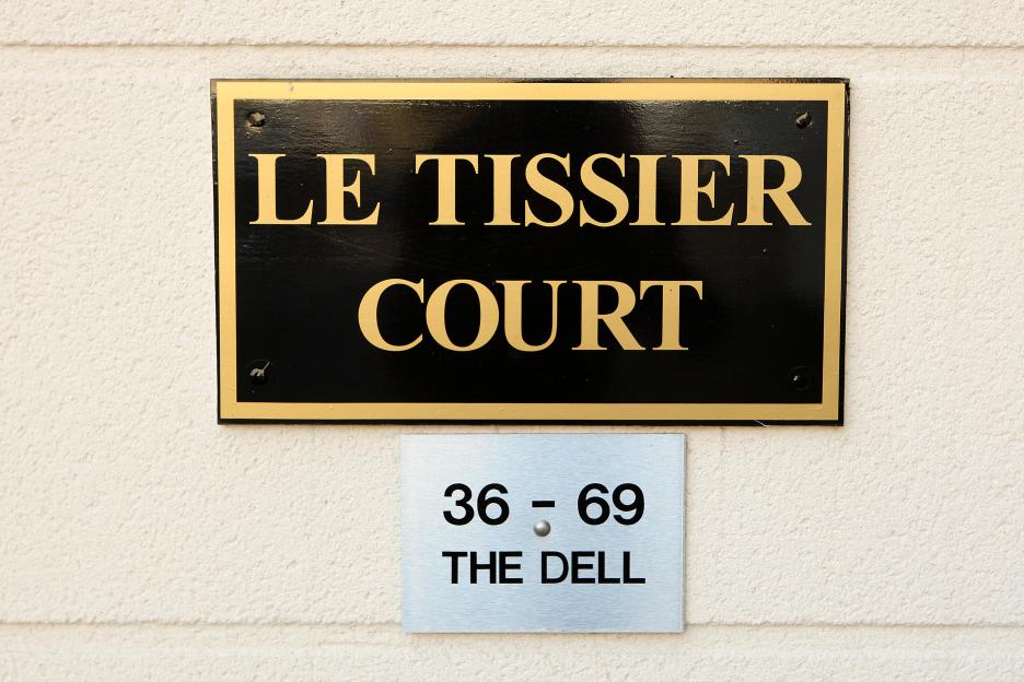 Le Tissier Court sign, numbers 36-69, The Dell.