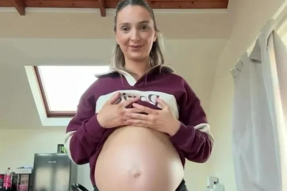 Britain’s biggest family is about to get bigger as Chloe Radford shows off HUGE baby bump & shares how long she has left