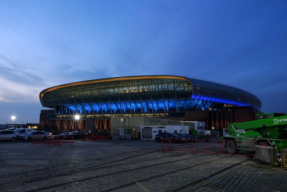 Everton's new stadium at Bramley-Moore Dock.