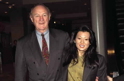 Gene Hackman and his wife, Betsy Arakawa.