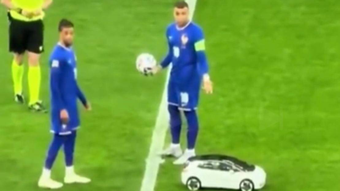 Kylian Mbappe rages as remote control car interrupts crucial France clash before taking matters into his own hands