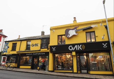 GAK Music Emporium in Brighton, UK.