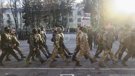 Russia | Conscripted reservists in Serpukhov