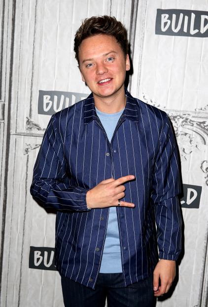 Conor Maynard at the Build Series.