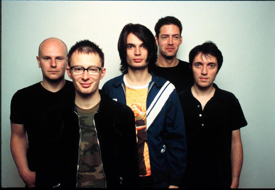 Radiohead band portrait.