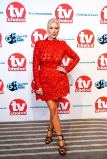 Denise van Outen at the TV Choice Awards.