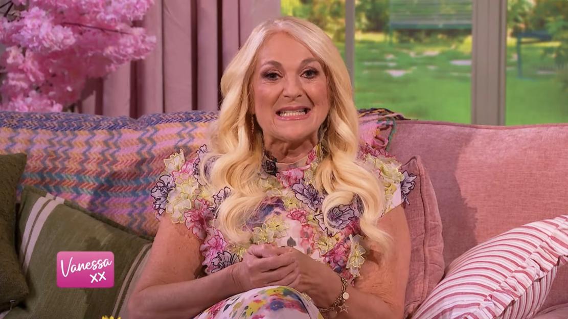 Vanessa Feltz on a talk show.