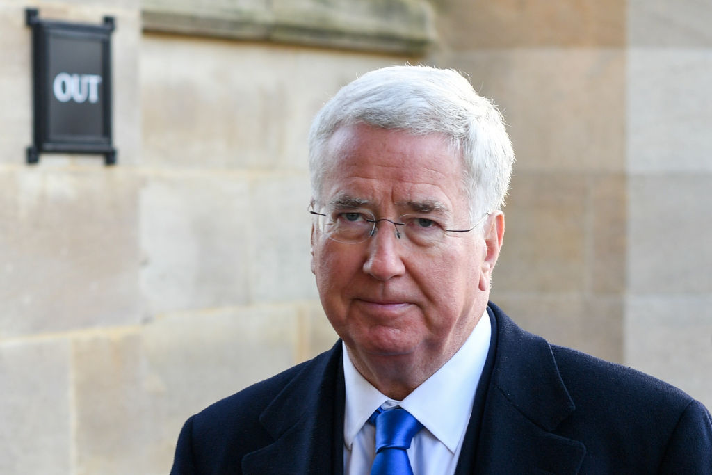 Michael Fallon, Conservative lawmaker, in London.