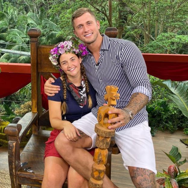 Jacqueline Jossa is crowned Queen of the Jungle and is greeted by husband Dan Osborne 'I'm a Celebrity... Get Me Out of Here!' - I'm A Celeb Instagram