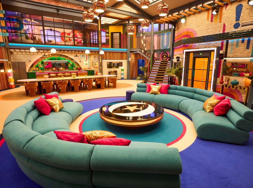 Celebrity Big Brother house interior.