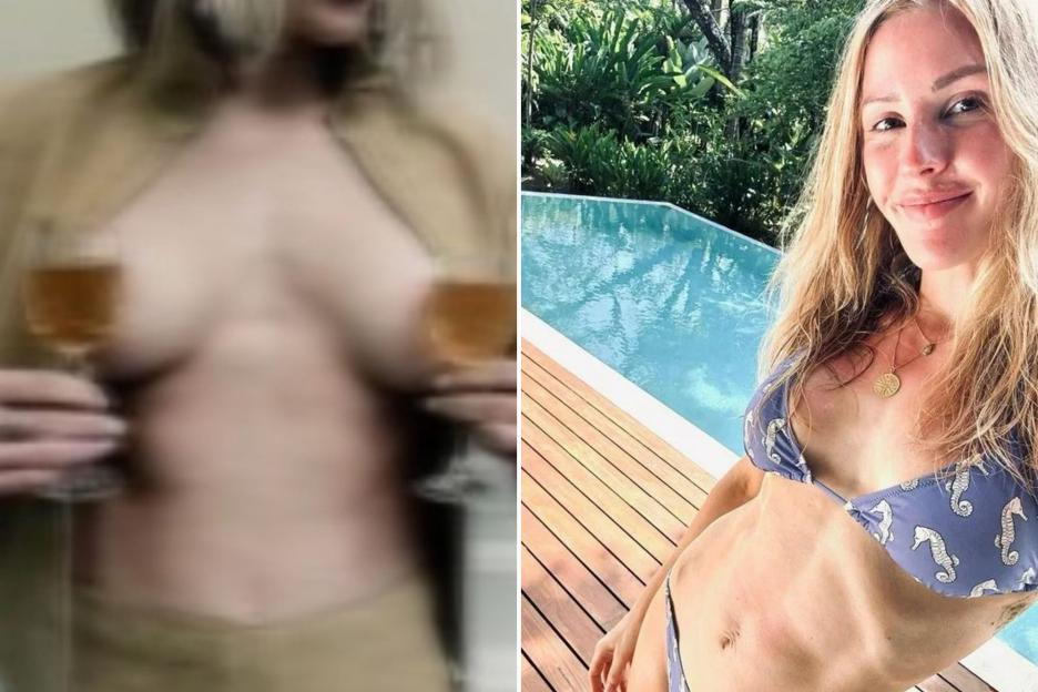 Ellie Goulding shares very daring topless pic after split from hunky surfer