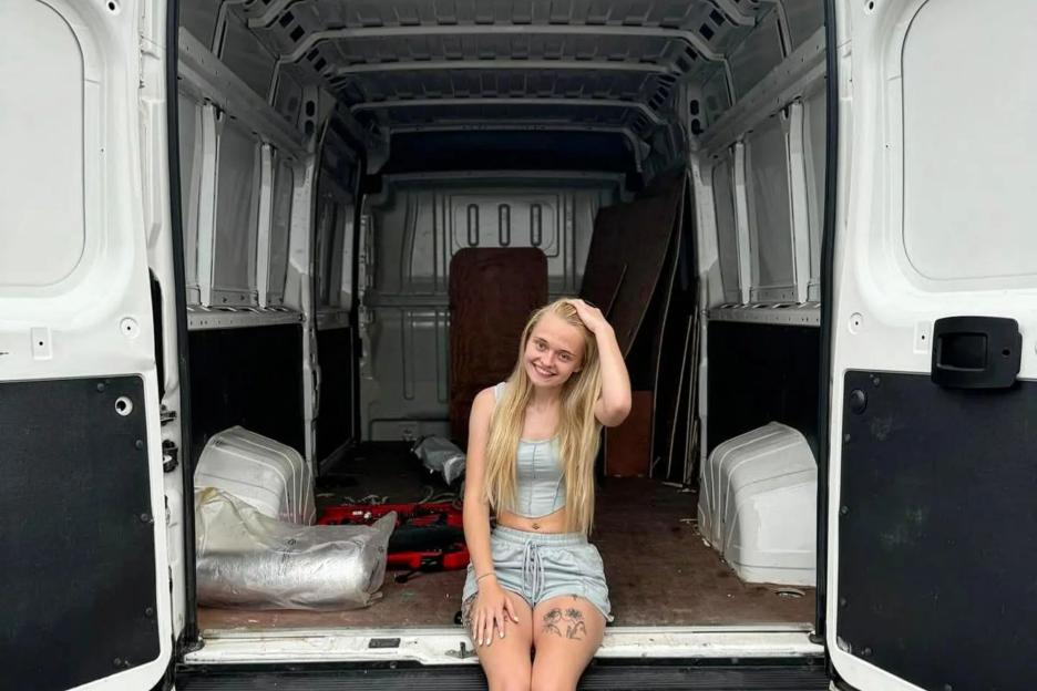 I’m 24 and sold my three-bed house to live in a van full-time – I’m saving so much money and have no commute