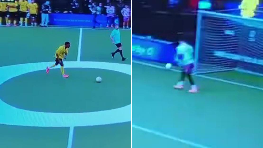 ‘Best 30 seconds of football ever’ – Fans joke Baller League is the ‘future’ as madcap footage of debut night emerges