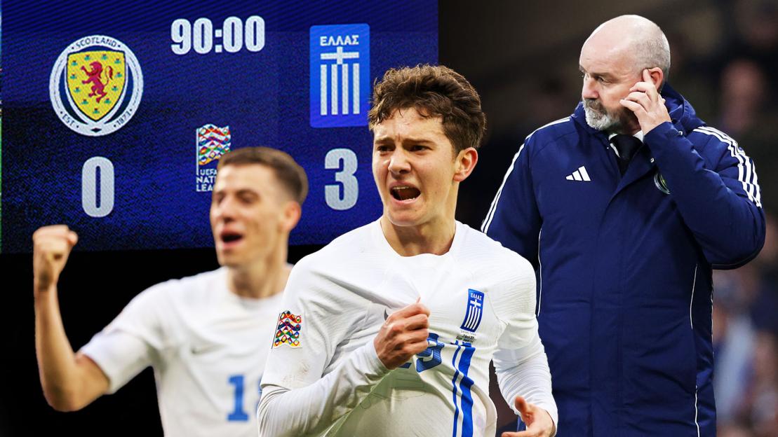 Scotland 0 Greece 3 (Agg 1-3) – Steve Clarke & stars BOOED by Tartan Army as Scots relegated after Nations League defeat