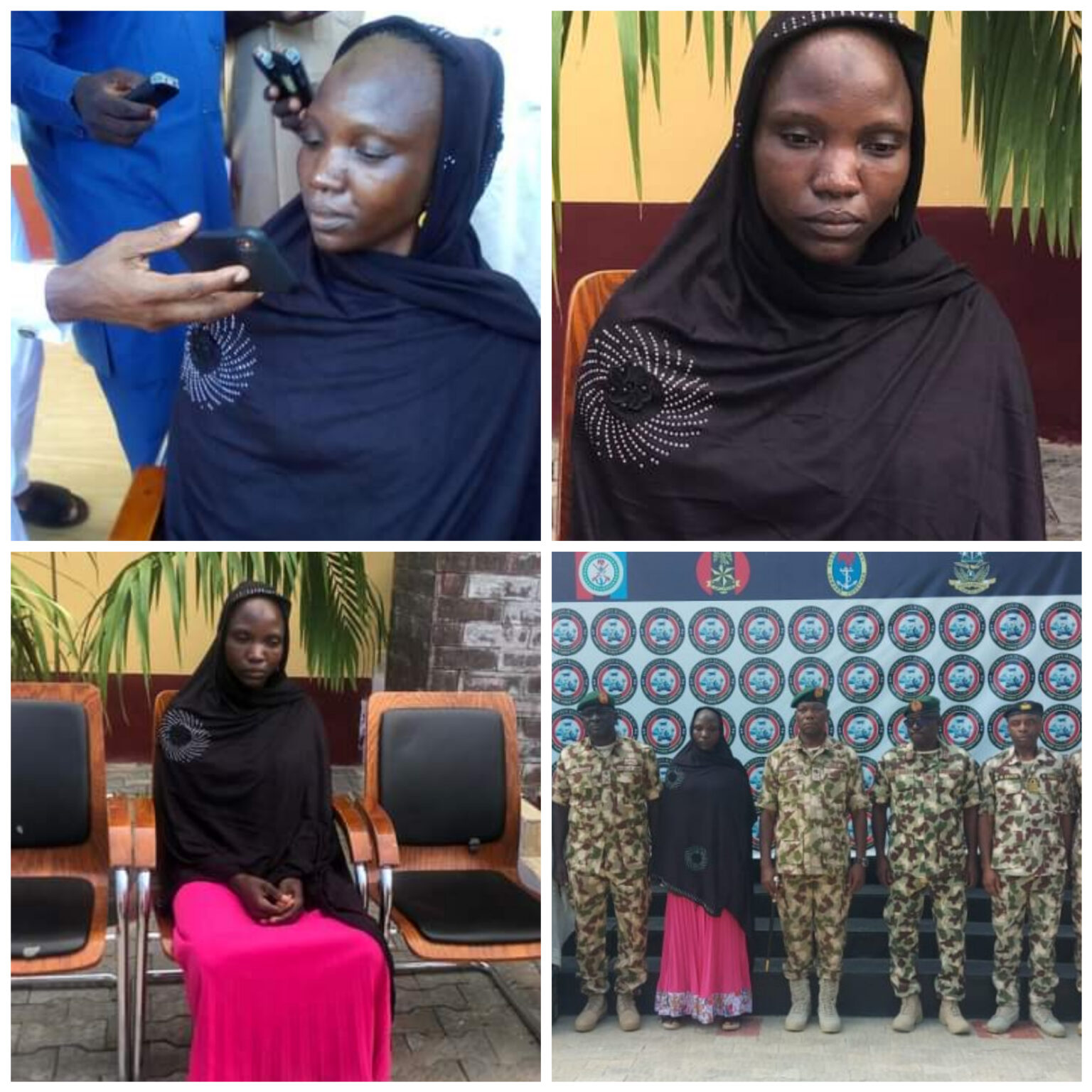 Another Chibok girl who was forcibly married to a Boko Haram terrorist is rescued by troops.