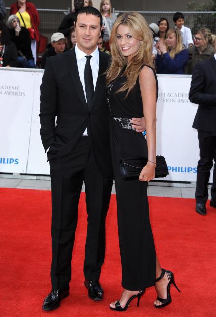 Paddy McGuinness and Christine Martin at the British Academy Television Awards.