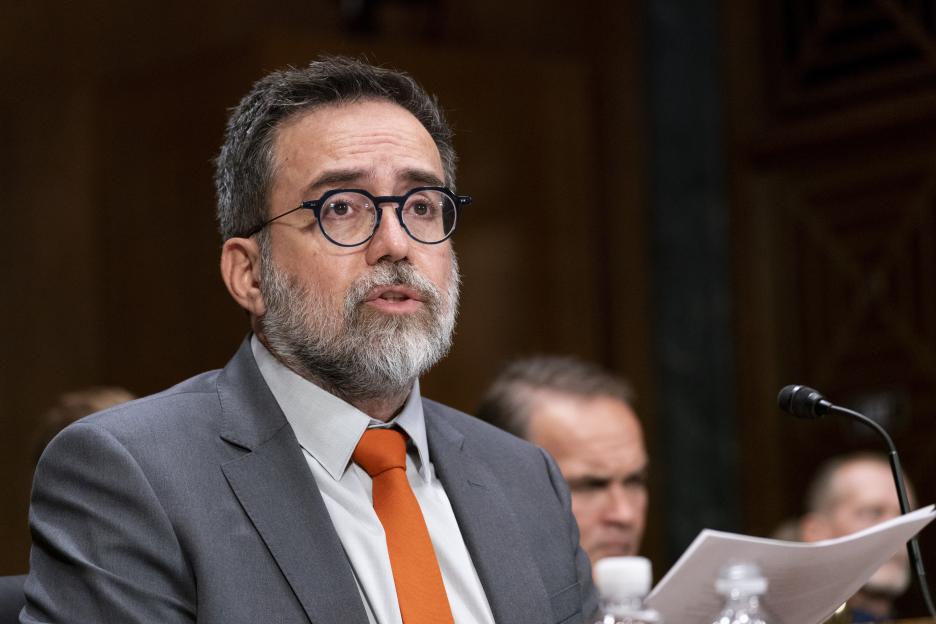 Arturo Bejar, former Facebook employee, testifying before the Senate.