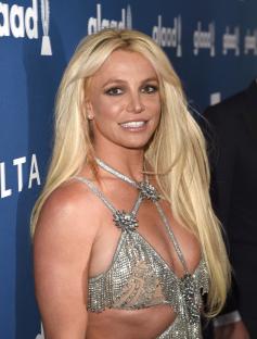 Britney Spears at the GLAAD Media Awards.