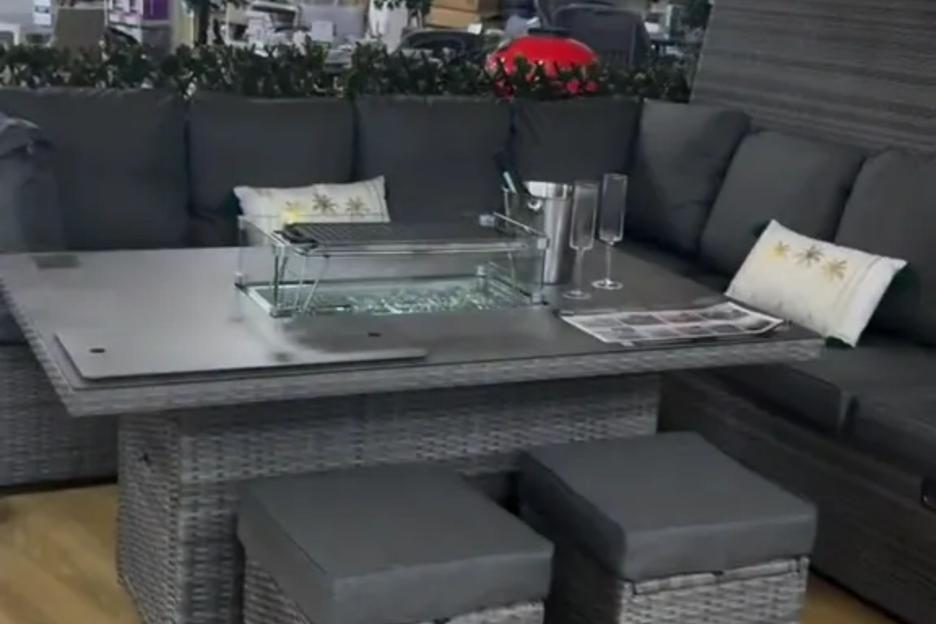 Gardeners spot ‘stunning’ furniture set with £200 off & it has a built-in BBQ, secret wine fridge & reclining loungers