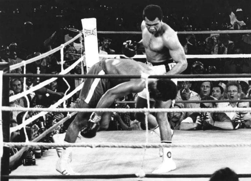 Muhammad Ali boxing.