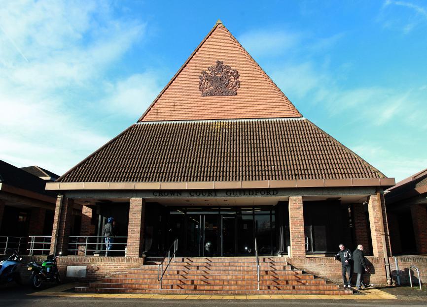 Guildford Crown Court building exterior.