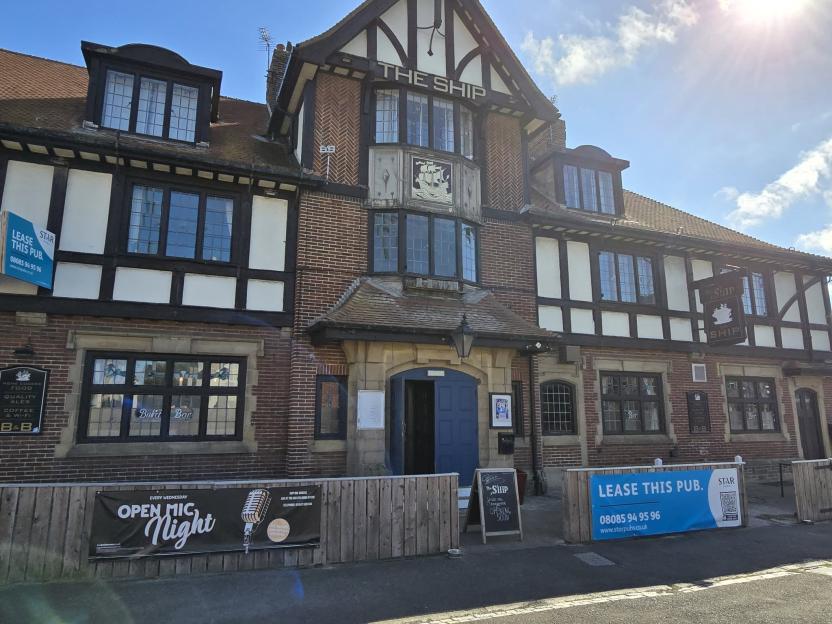 The Ship Inn pub in Marske, England, for lease.