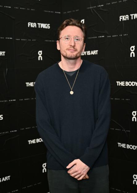 Steve Stamp at an event hosted by On and FKA Twigs.