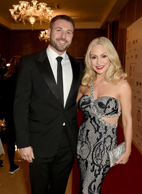 Ben Cohen and Kristina Rihanoff at an awards ceremony.